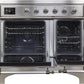 Ilve UMDI10NS3SSC Majestic Ii 40 Inch Electric Freestanding Range In Stainless Steel With Chrome Trim