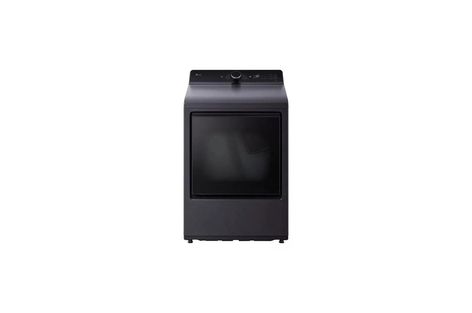 Lg DLG8401BE 7.3 Cu. Ft. Ultra Large Capacity Rear Control Gas Dryer With Lg Easyload™ Door And Ai Sensing