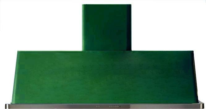 Ilve UAM150EG Majestic 60 Inch Emerald Green Wall Mount Range Hood