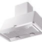 Ilve UAM100WH Majestic 40 Inch White Wall Mount Range Hood