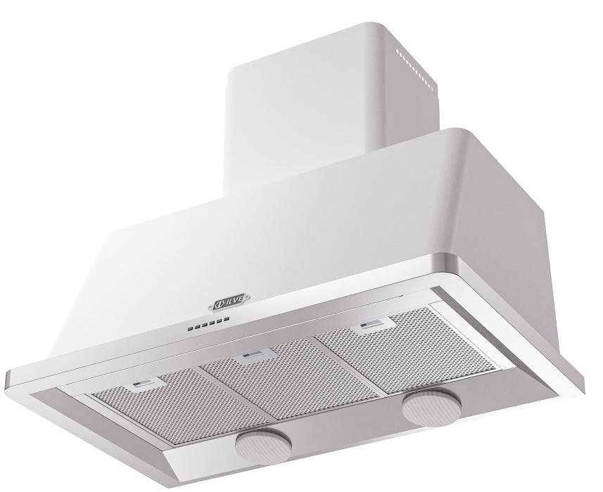 Ilve UAM100WH Majestic 40 Inch White Wall Mount Range Hood