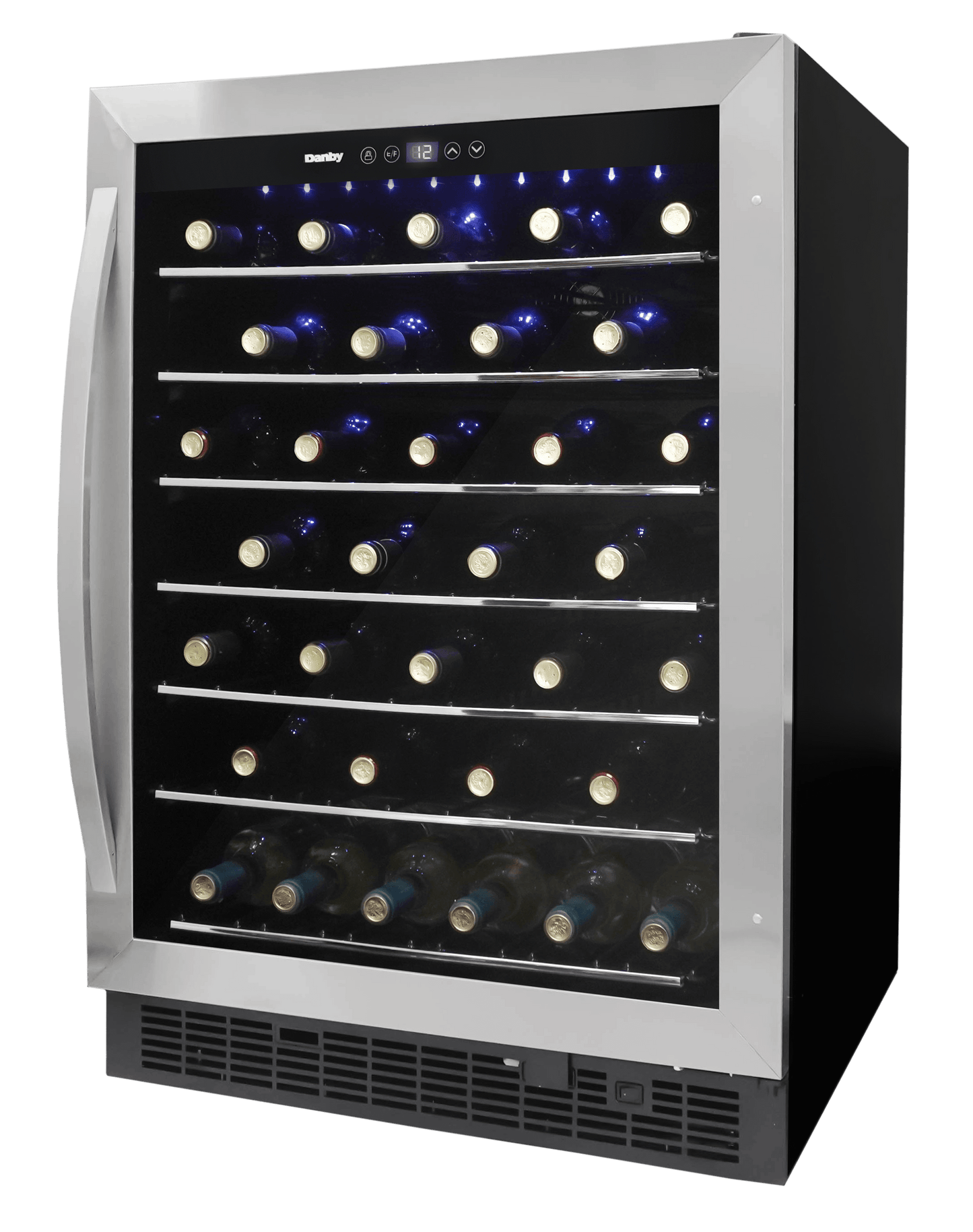 Danby DWC057A1BSS Danby 60 Bottle Built-In Wine Cooler In Stainless Steel