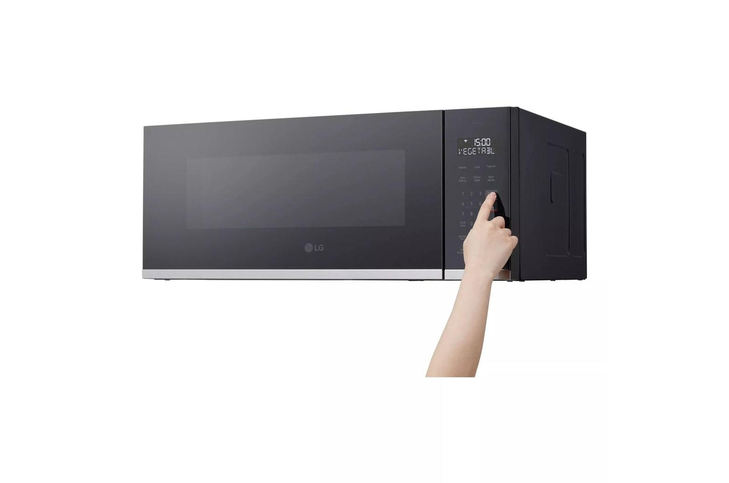 Lg MVEF1323F 1.3 Cu. Ft. Smart Low Profile Over-The-Range Microwave Oven