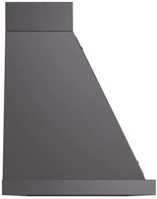 Ilve UANB60MGB Nostalgie 60 Inch Matte Graphite Wall Mount Range Hood