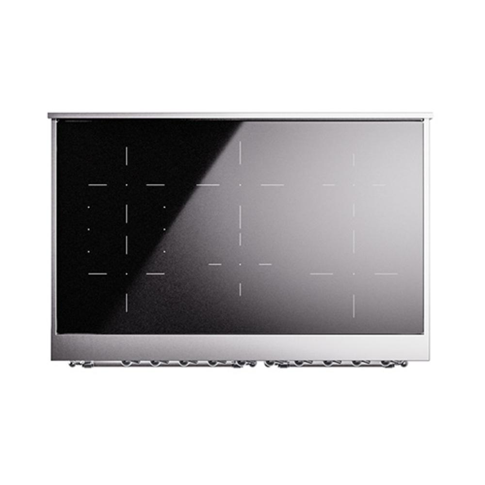 Ilve UNDI406QNMPRAC Ilve Undi406Qnmprac Nostalgie Ii Noblesse 40" Induction Range (Solid Door, Ral, Chrome)