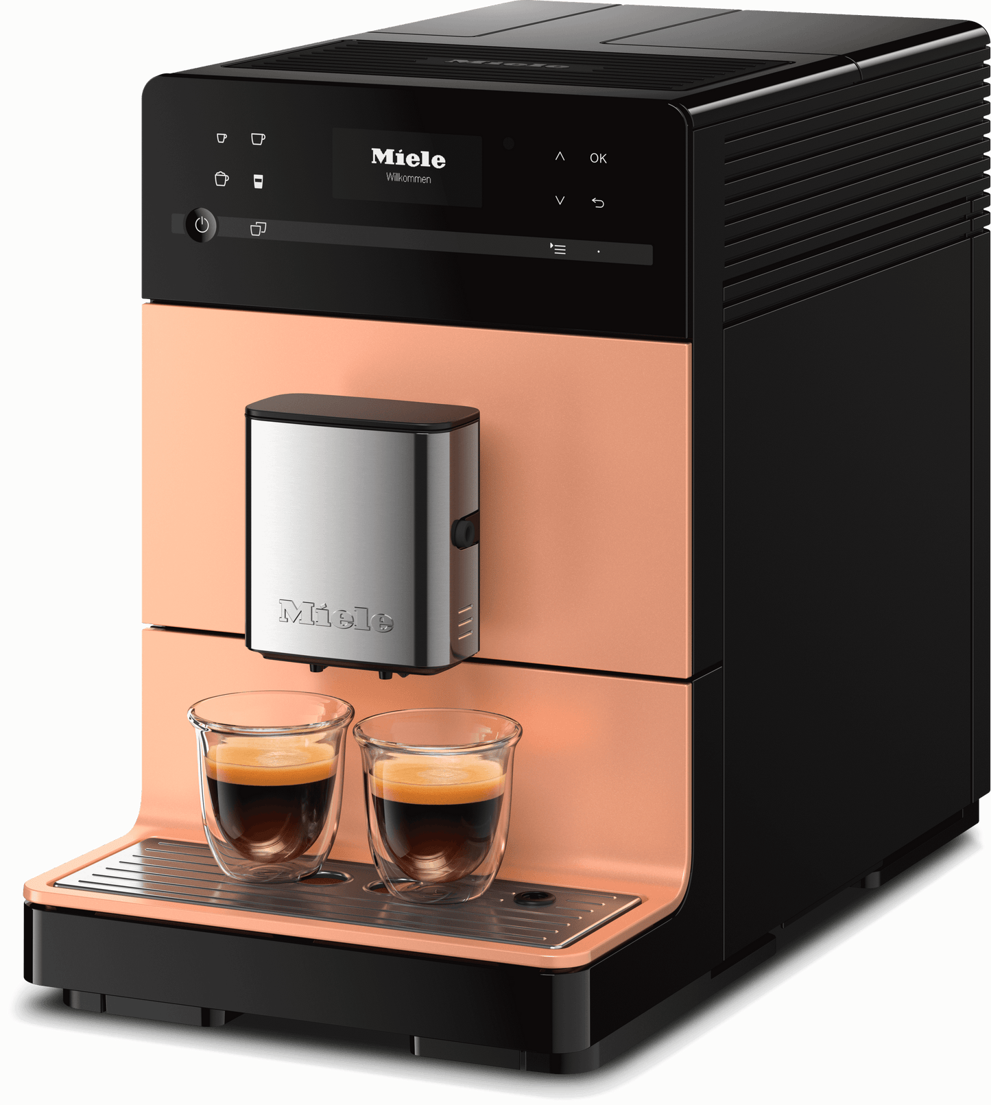 Miele CM5510SILENCEROSEGOLDPF Cm 5510 Silence - Countertop Coffee Machine With Onetouch For Two For The Ultimate In Coffee Enjoyment.