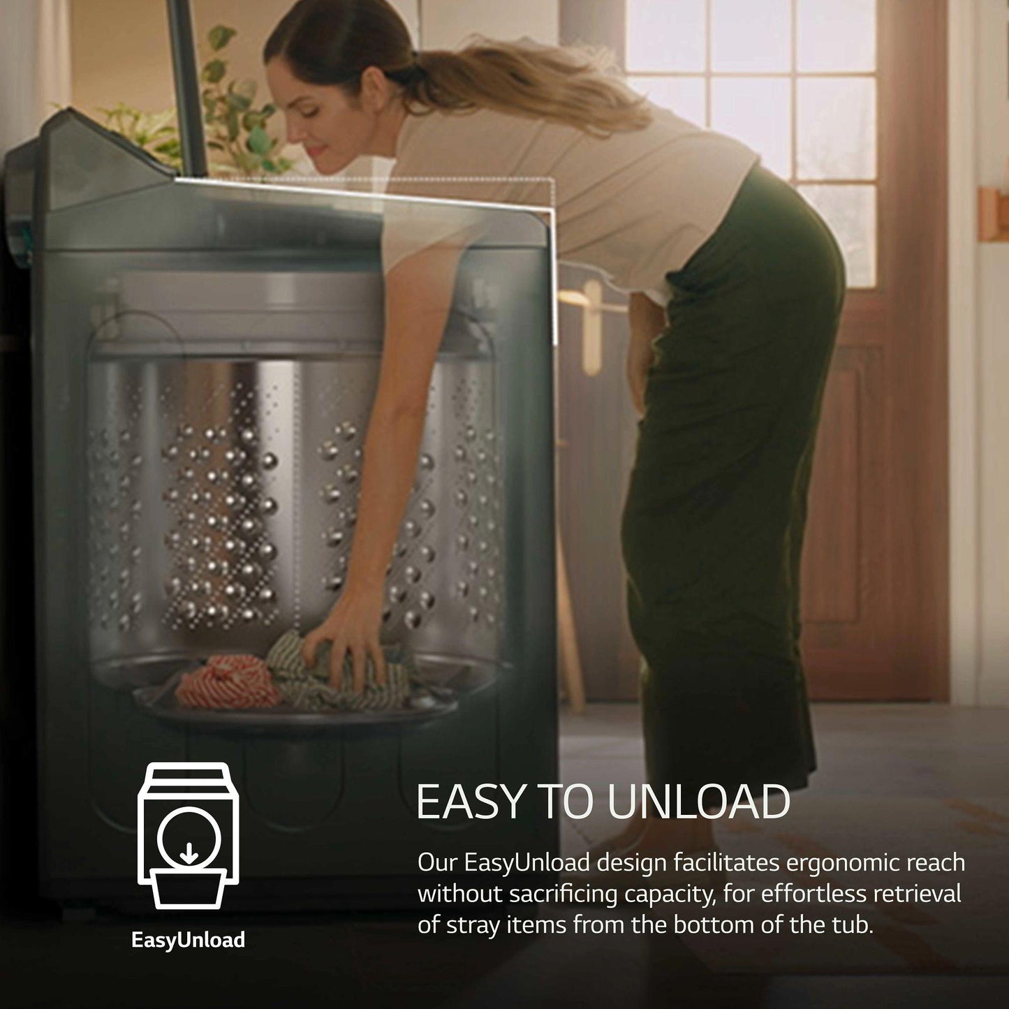 Lg WT8400CW 5.5 Cu. Ft. Mega Capacity Smart Top Load Washer With Easyunload&#8482; & Ai Sensing