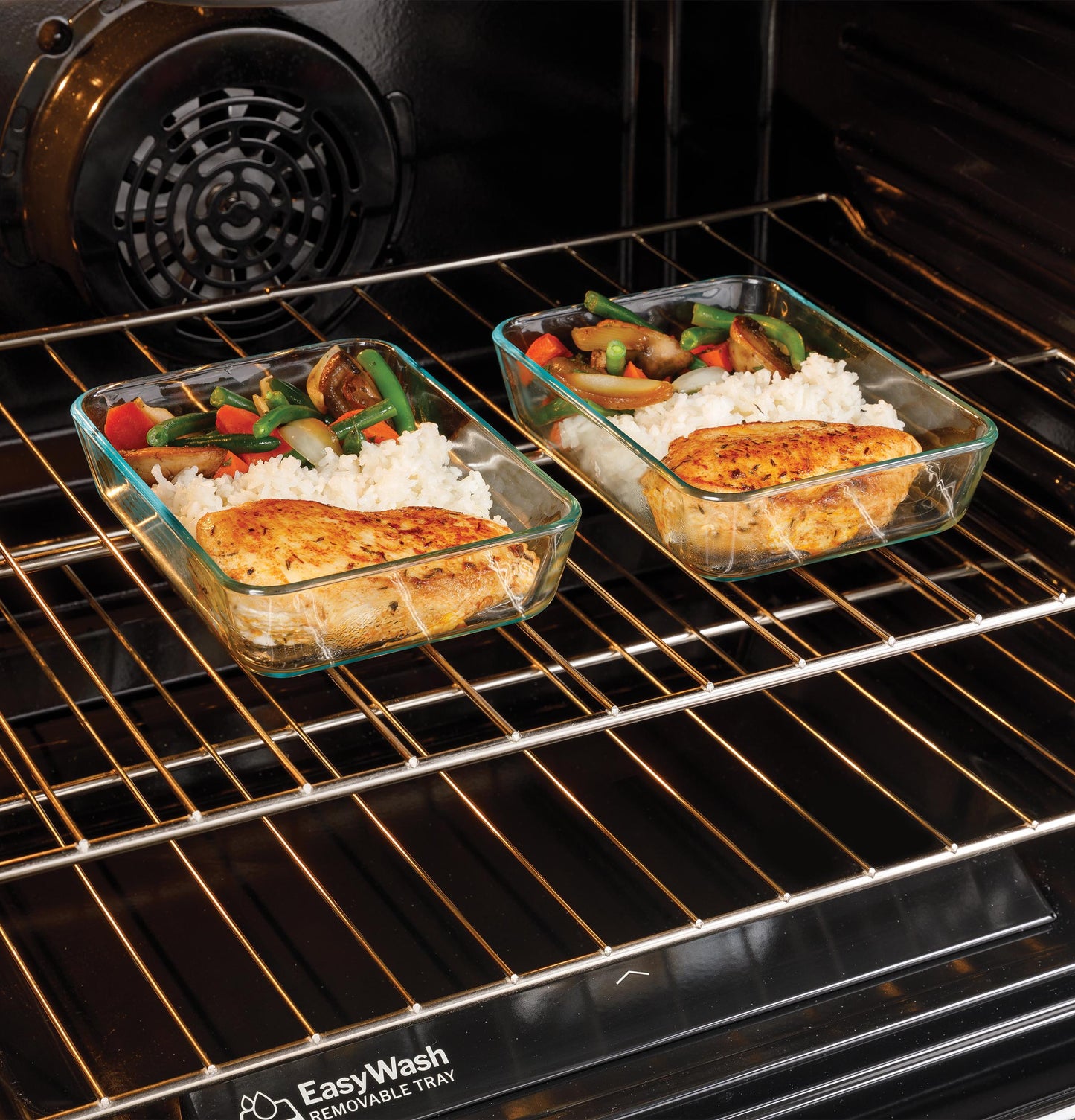 Ge Appliances GGF600AVBB Ge® 30" Free-Standing Gas Convection Range With No Preheat Air Fry And Easywash&#8482; Oven Tray