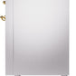 Ilve UP60FSNMPSSG Nostalgie Ii 60 Inch Dual Fuel Natural Gas Freestanding Range In Stainless Steel With Brass Trim