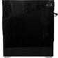 Ilve UMD10FDNS3BKC Majestic Ii 40 Inch Dual Fuel Natural Gas Freestanding Range In Glossy Black With Chrome Trim