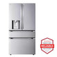 Lg LF25G8330S 25 Cu. Ft. Smart Counter-Depth Max™ 4-Door French Door Refrigerator With Full-Convert Drawer™