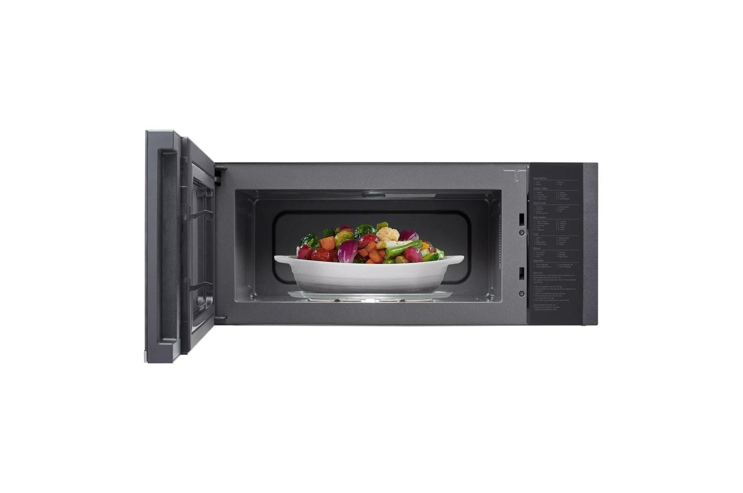 Lg MVEF1337F 1.3 Cu. Ft. Smart Low Profile Over-The-Range Microwave Oven With Sensor Cook