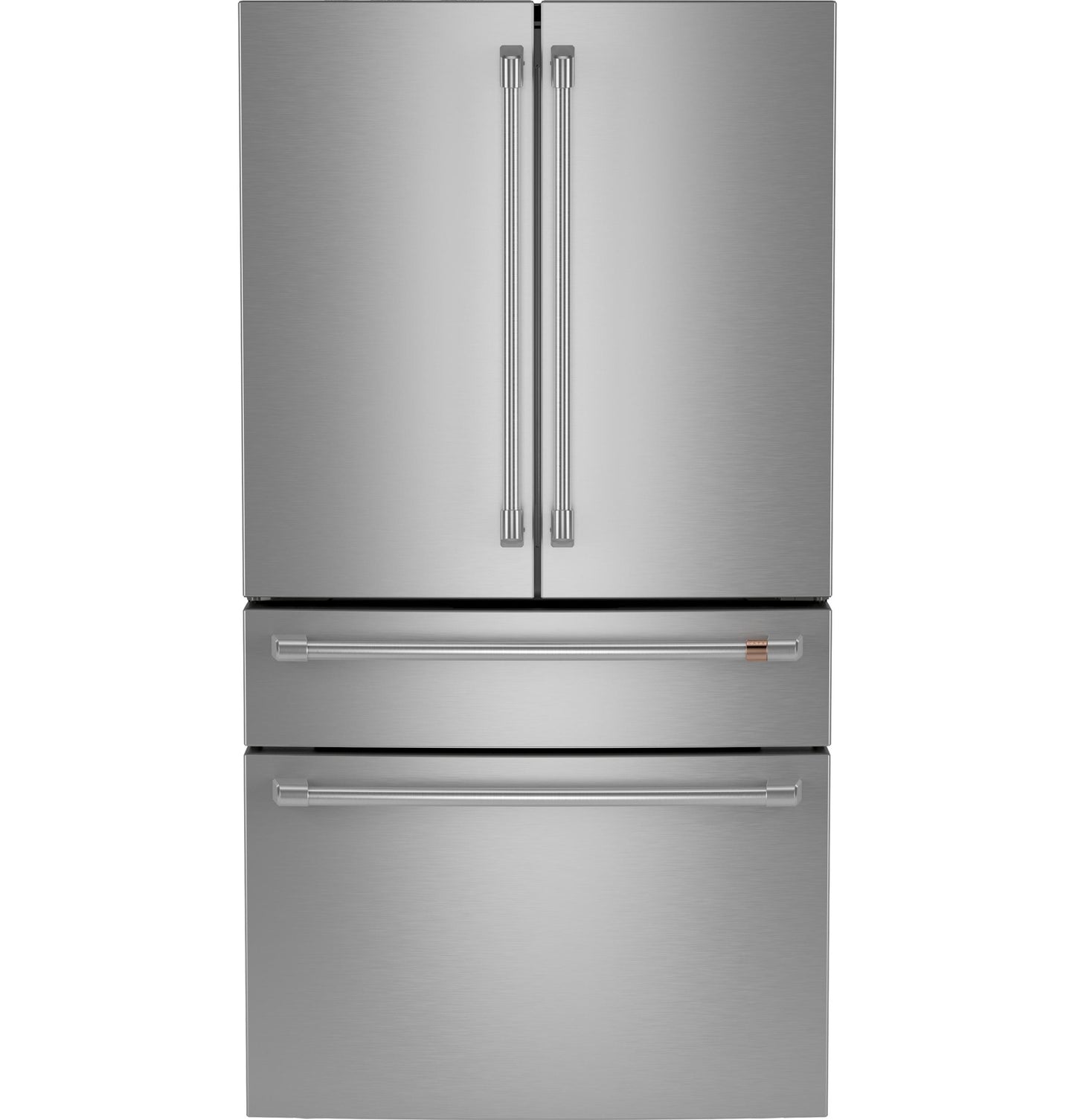 Cafe CJE23DP2WS1 Café&#8482; Energy Star® 23.2 Cu. Ft. Smart Counter-Depth 4-Door French-Door Refrigerator With Dual-Dispense Autofill Pitcher