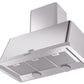 Ilve UAM100SS Majestic 40 Inch Stainless Steel Wall Mount Range Hood