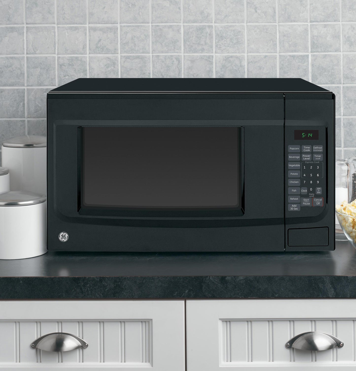 Ge Appliances GCST14S1WBB Ge® 1.4 Cu. Ft. Countertop Microwave Oven