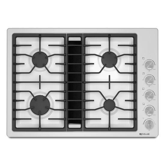 Jennair JGD3430BW Jenn-Air® 30" Jx3&#8482; Gas Downdraft Cooktop - White