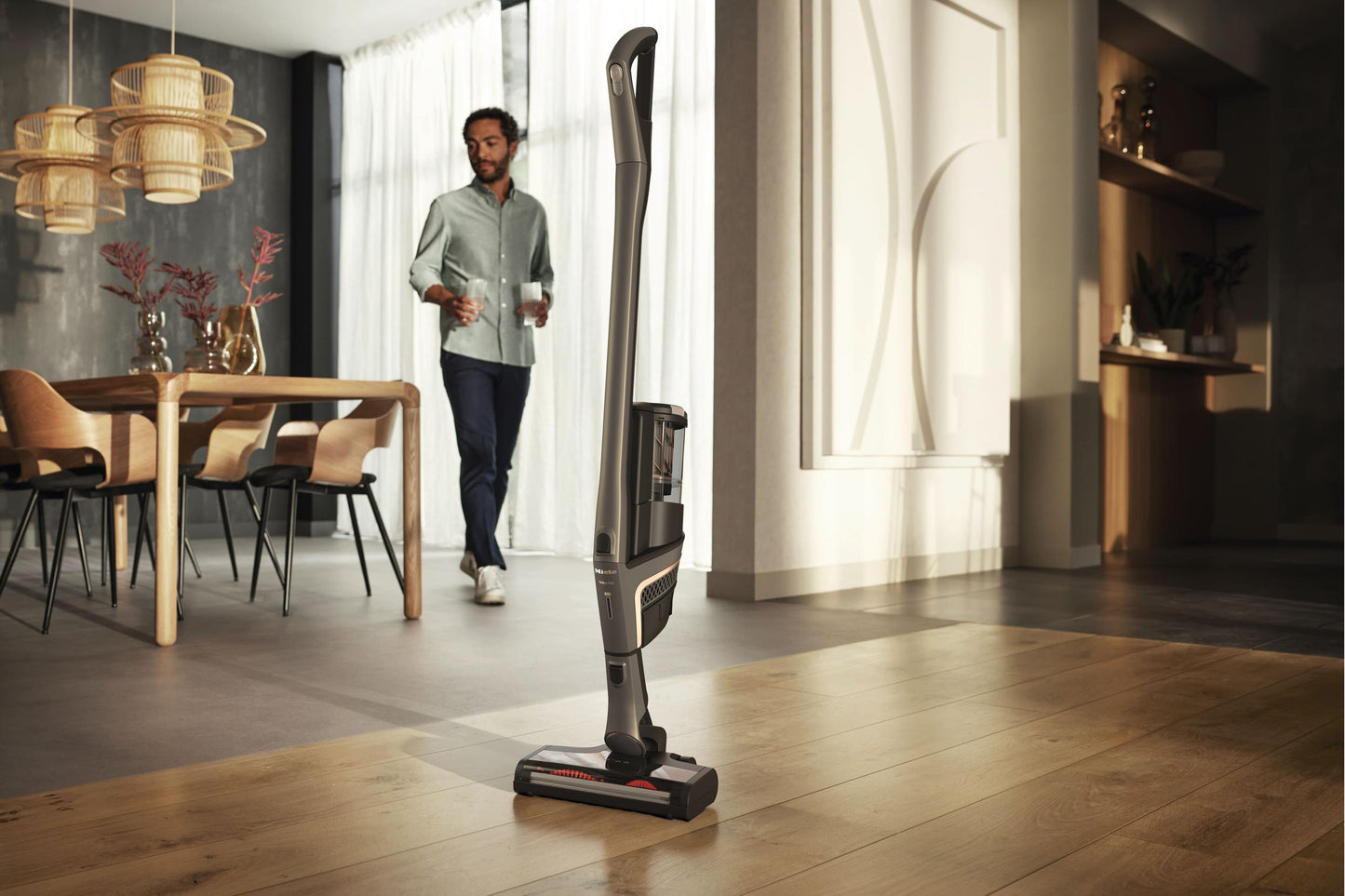 Miele TRIFLEX HX2 PRO INFINITY GREY Triflex Hx2 Pro - Cordless Stick Vacuum Cleaner Consistently High Suction Power Up To 60+60 Min Runtime Led Light