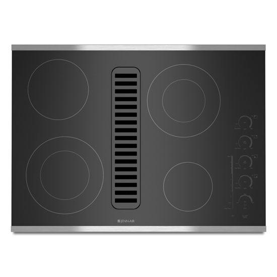 Jennair JED4430WS Jenn-Air® Electric Radiant Downdraft Cooktop With Electronic Touch Control, 30