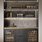 True Residential TUWADA24LGAS 24 Inch Single Zone Stainless Glass Door Left Hinge Ada Height Undercounter Wine Cabinet