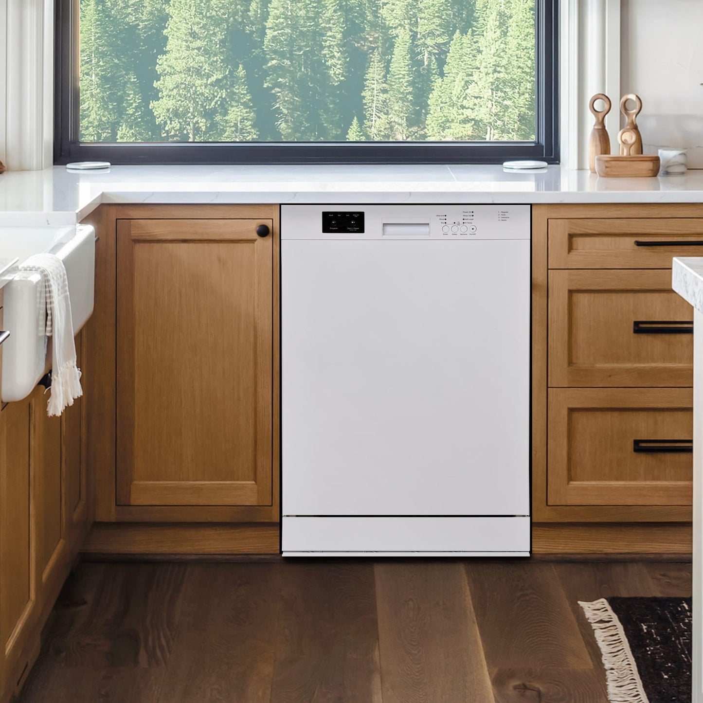 Danby DDW2400EW Danby 24" Wide Built-In Dishwasher In White