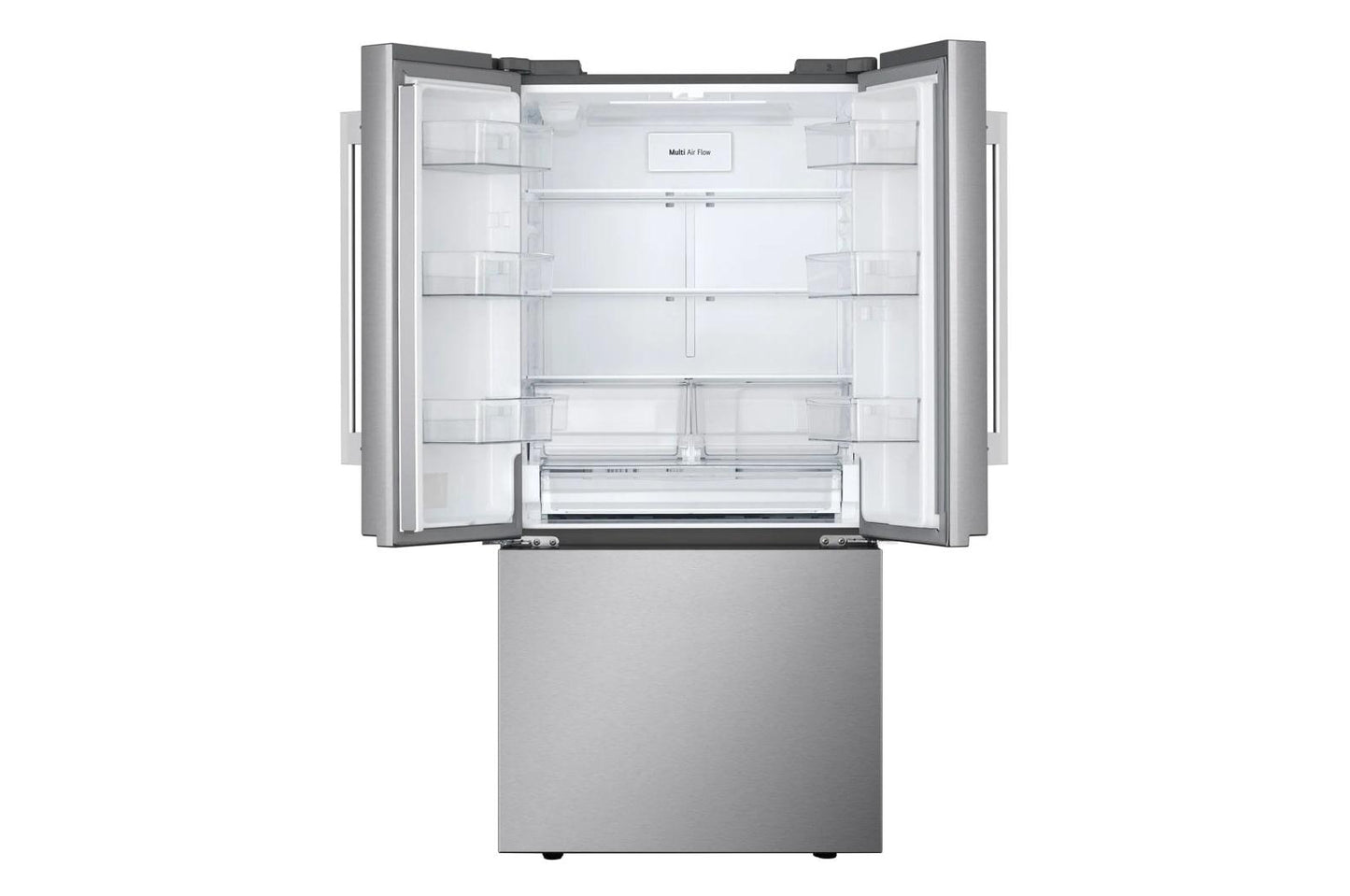 Lg LF25H6200S 25 Cu.Ft. 3-Door French Door Refrigerator With New Hybrid Handle Design