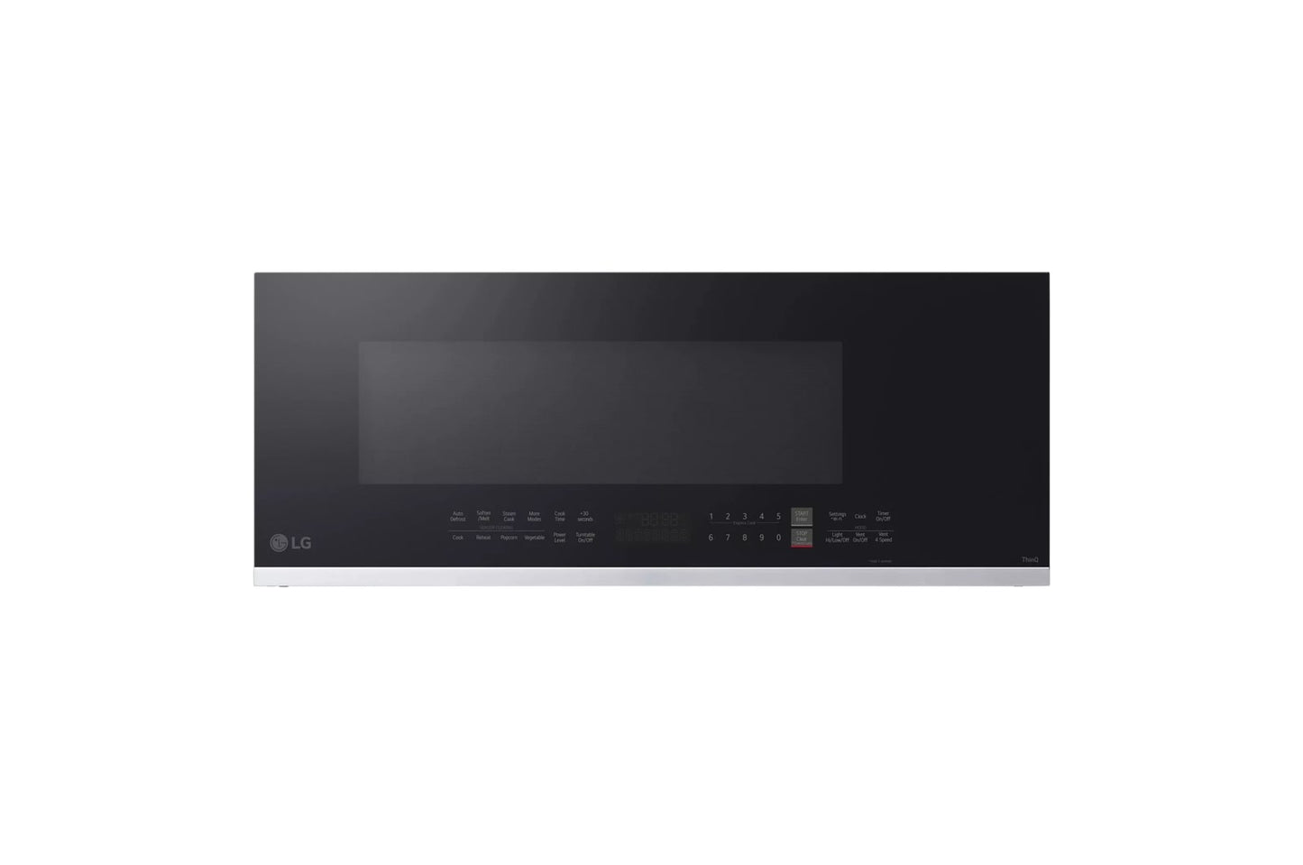 Lg MVEF1337F 1.3 Cu. Ft. Smart Low Profile Over-The-Range Microwave Oven With Sensor Cook