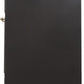 Ilve UM30DNE3BKGLP Majestic Ii 30 Inch Dual Fuel Liquid Propane Freestanding Range In Glossy Black With Brass Trim