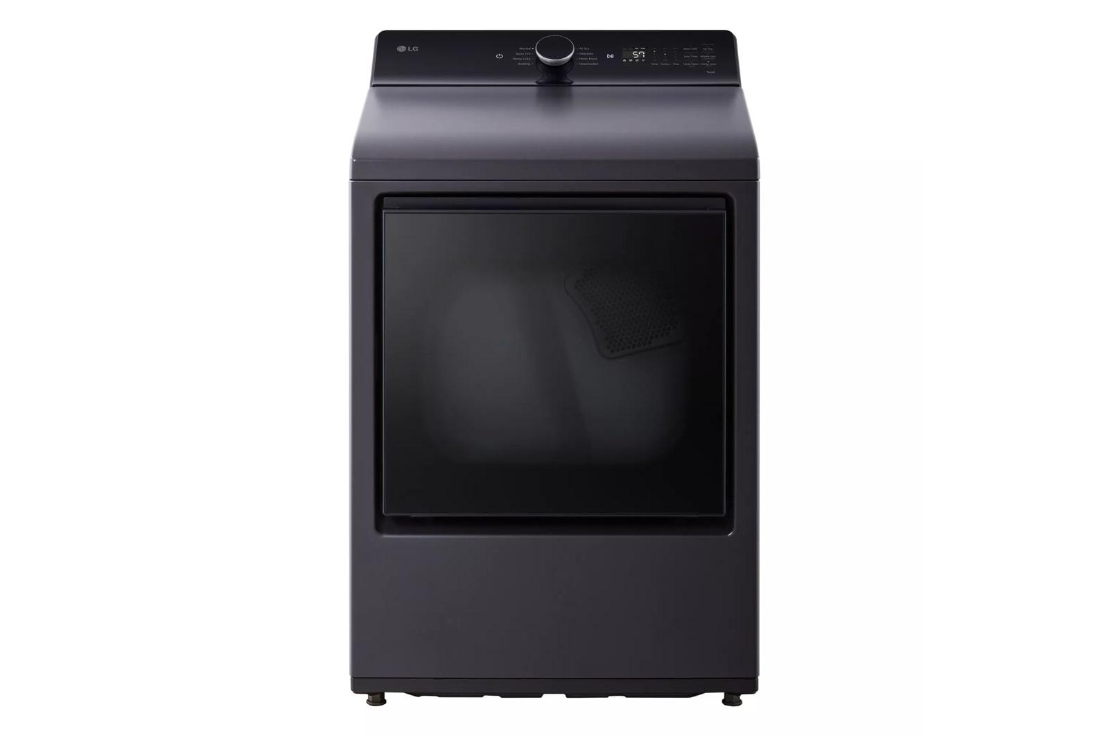 Lg DLE8400BE 7.3 Cu. Ft. Ultra Large Capacity Rear Control Electric Dryer With Lg Easyload™ Door And Ai Sensing