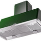 Ilve UAM120EG Majestic 48 Inch Emerald Green Wall Mount Range Hood