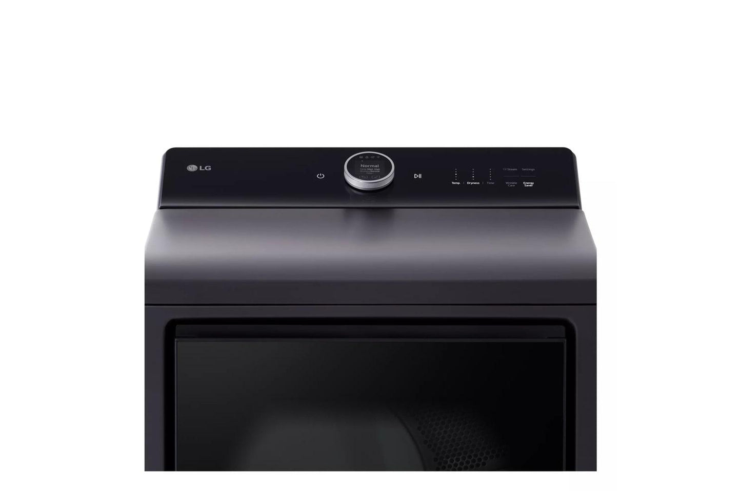 Lg DLEX8600BE 7.3 Cu. Ft. Ultra Large Capacity Rear Control Electric Dryer With Lg Easyload&#8482; Door, Ai Sensing And Turbosteam&#8482;