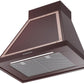 Ilve UANB30BUP Nostalgie 30 Inch Burgundy Wall Mount Convertible Range Hood