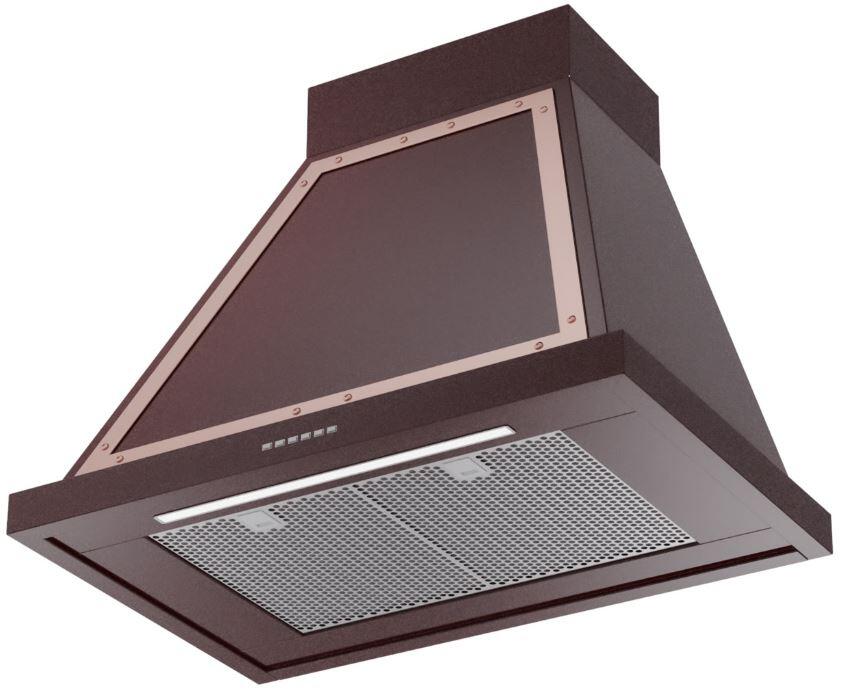 Ilve UANB30BUP Nostalgie 30 Inch Burgundy Wall Mount Convertible Range Hood