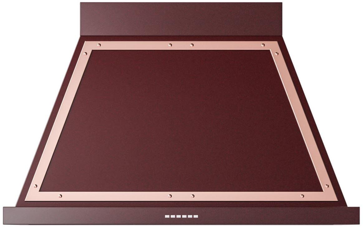 Ilve UANB40BUP Nostalgie 40 Inch Burgundy Wall Mount Range Hood