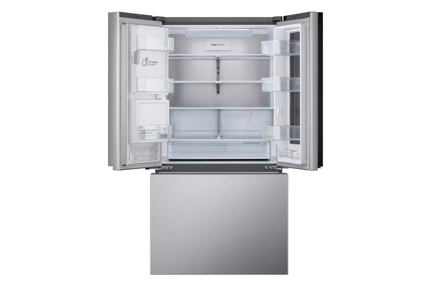 Lg LF26C6360S 26 Cu. Ft. Smart Counter-Depth Max&#8482; French Door Refrigerator With Instaview® Door-In-Door®