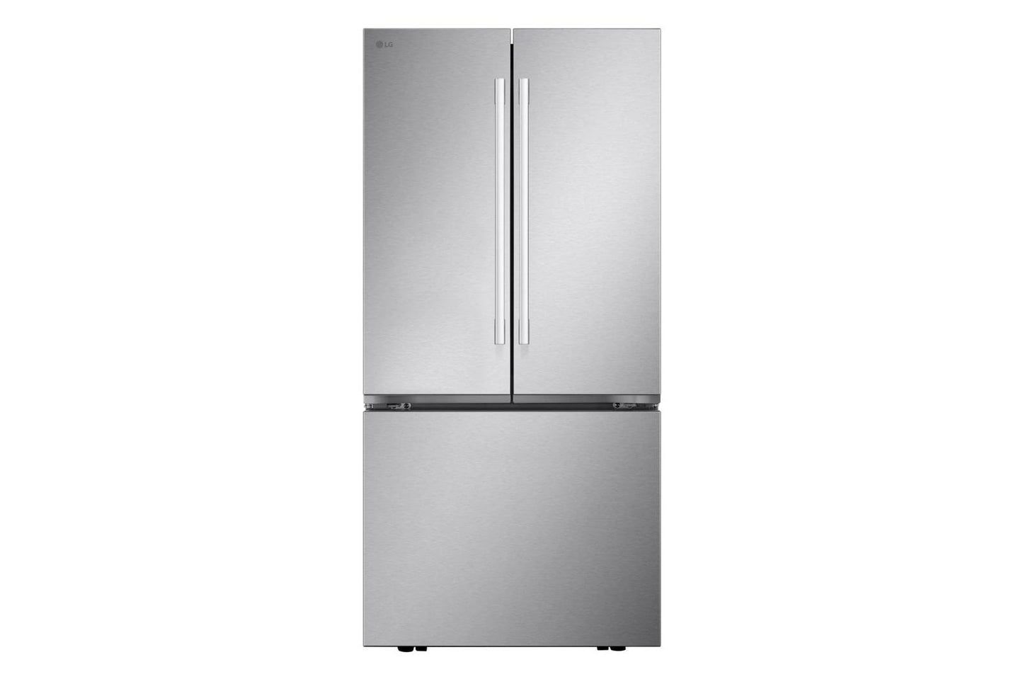 Lg LF25H6200S 25 Cu.Ft. 3-Door French Door Refrigerator With New Hybrid Handle Design