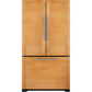 Jennair JFC2290VTB Cabinet Depth French Door Refrigerator With Internal Dispenser, 72