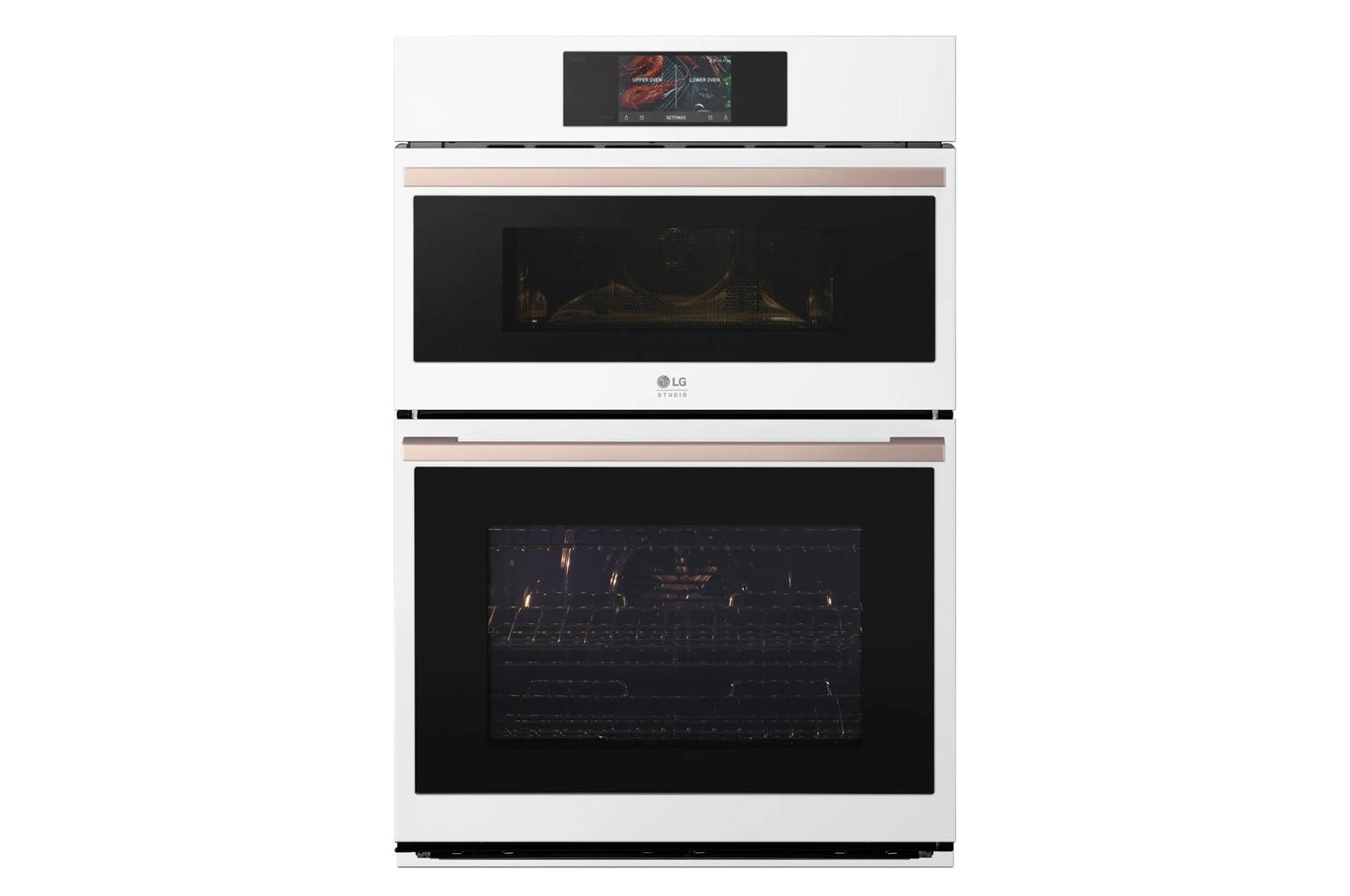 Lg WCES6428N Lg Studio 1.7/4.7 Cu. Ft. Combination Double Wall Oven With Air Fry