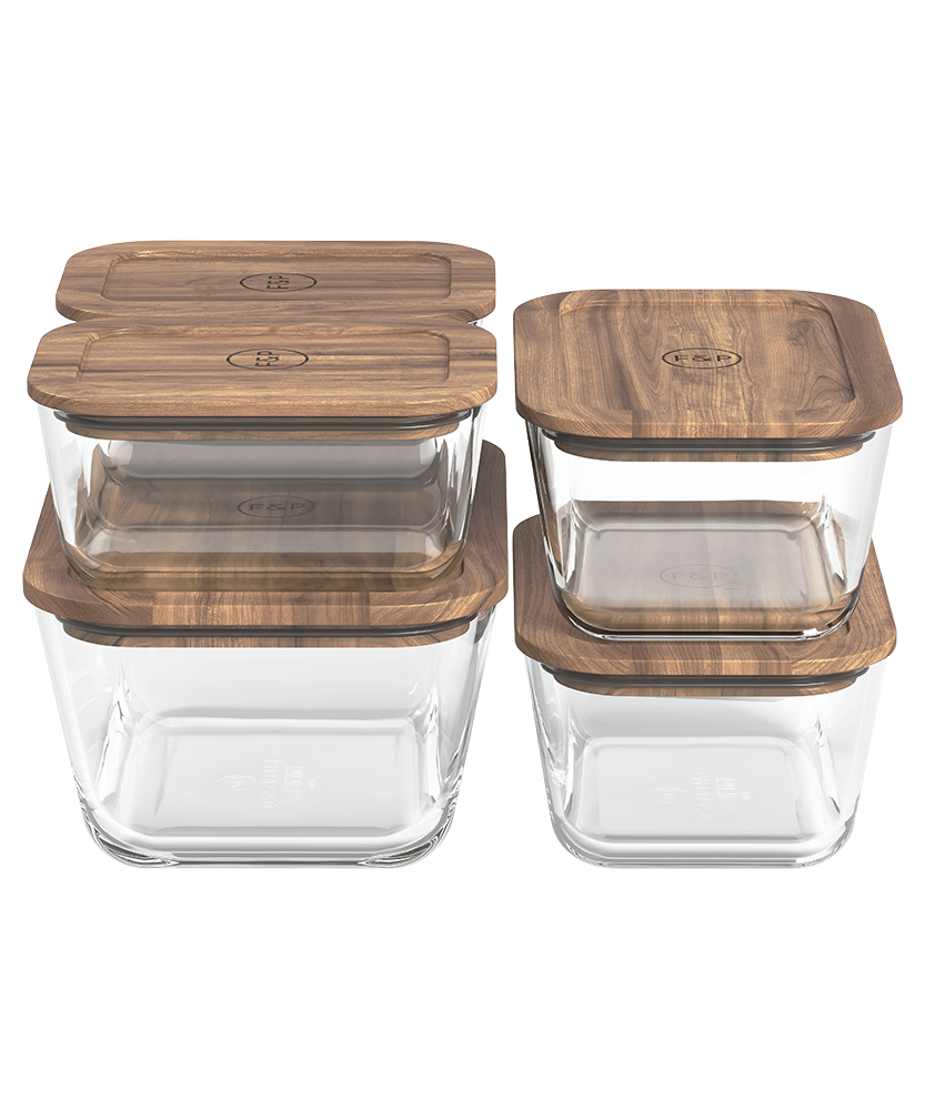 Fisher & Paykel FSC5PNM1 Pantry Storage Containers, 5-Piece Set