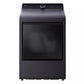 Lg DLEX8600BE 7.3 Cu. Ft. Ultra Large Capacity Rear Control Electric Dryer With Lg Easyload™ Door, Ai Sensing And Turbosteam™