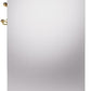 Ilve UP30NMPSSG Nostalgie Ii 30 Inch Dual Fuel Natural Gas Freestanding Range In Stainless Steel With Brass Trim