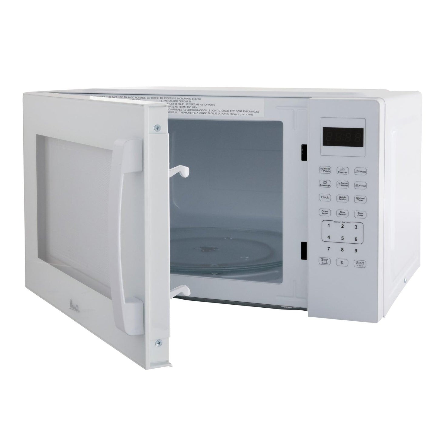 Avanti MT150V0W Avanti 1.5 Cu. Ft. Microwave Oven - White / 1.5 Cu. Ft.