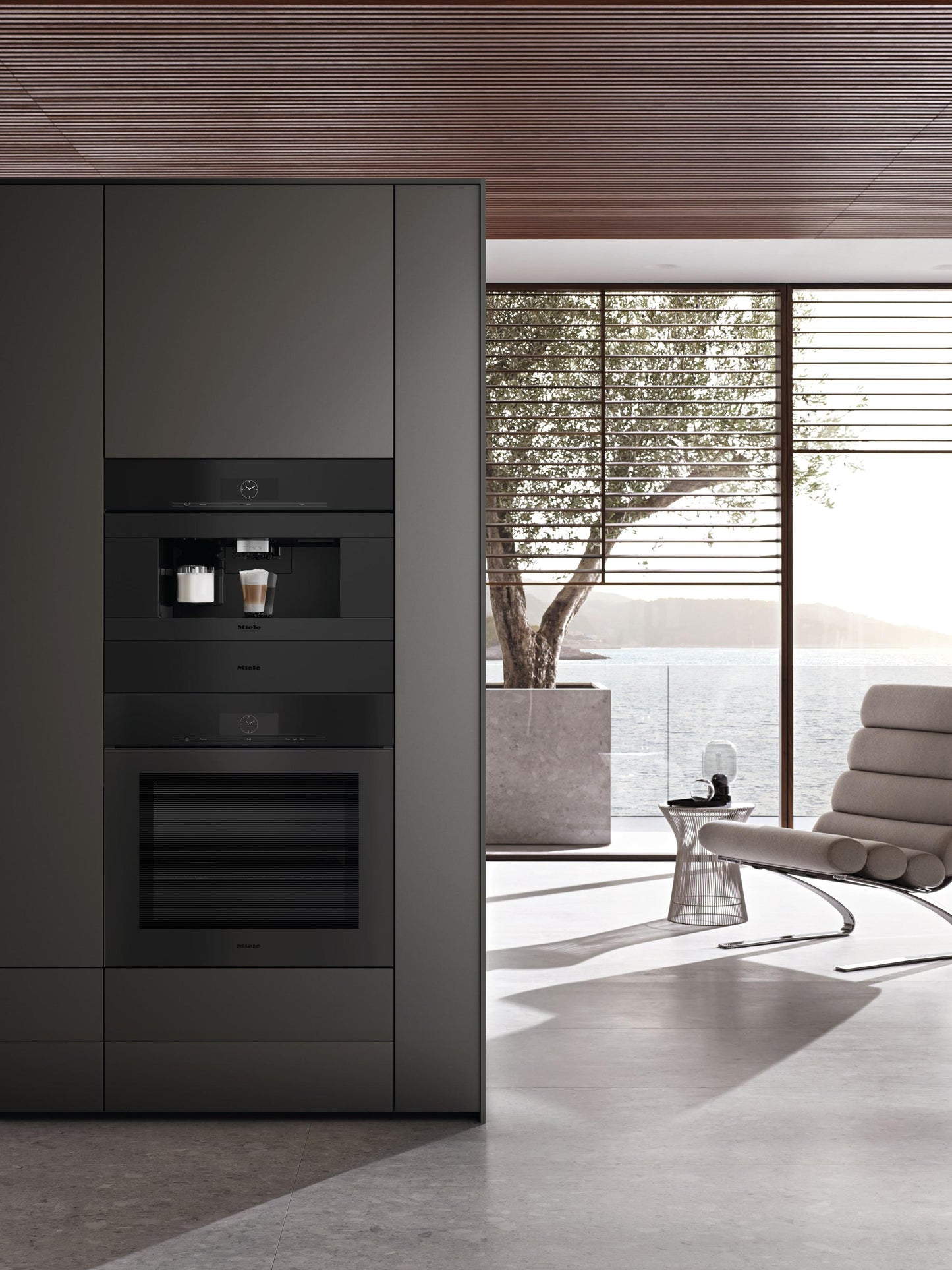 Miele H7880BPXOBSIDIANBLACKMATTE H 7880 Bpx - 30" Handleless Oven In A Combinable Design With Wireless Precision Probe.