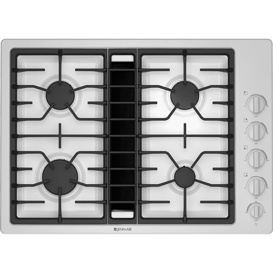 Jennair JGD3430WW Gas Downdraft Cooktop, 30