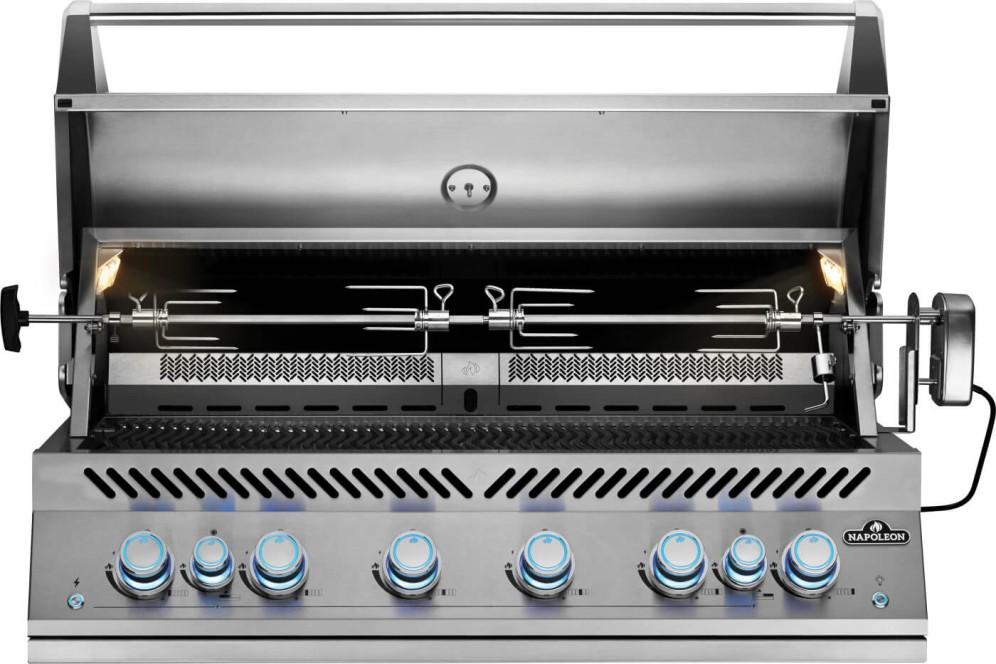 Napoleon Bbq BIG44RBPSS1 Built-In 700 Series 44 With Dual Infrared Rear Burners , Propane, Stainless Steel