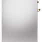 Ilve UP30NMPSSG Nostalgie Ii 30 Inch Dual Fuel Natural Gas Freestanding Range In Stainless Steel With Brass Trim