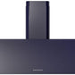 Ilve UAG36MB Nostalgie 36 Inch Blue Wall Mount Range Hood