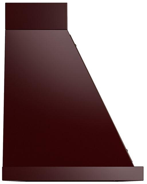 Ilve UANB60BUB Nostalgie 60 Inch Burgundy Wall Mount Range Hood