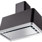 Ilve UAPM90MK Panoramagic 36 Inch Black Wall Mount Range Hood