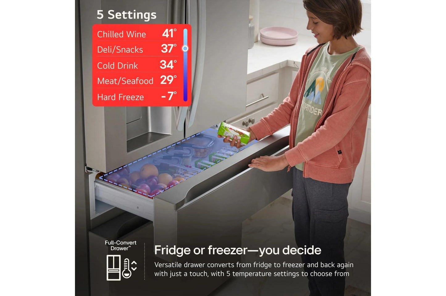 Lg LF29S8365S 29 Cu. Ft. Smart Instaview® Door-In-Door® Standard-Depth Max&#8482; 4-Door French Door Refrigerator With Mycolor&#8482;