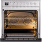 Ilve UP30WMPSS Professional Plus Ii 30 Inch Dual Fuel Natural Gas Freestanding Range In Stainless Steel With Trim